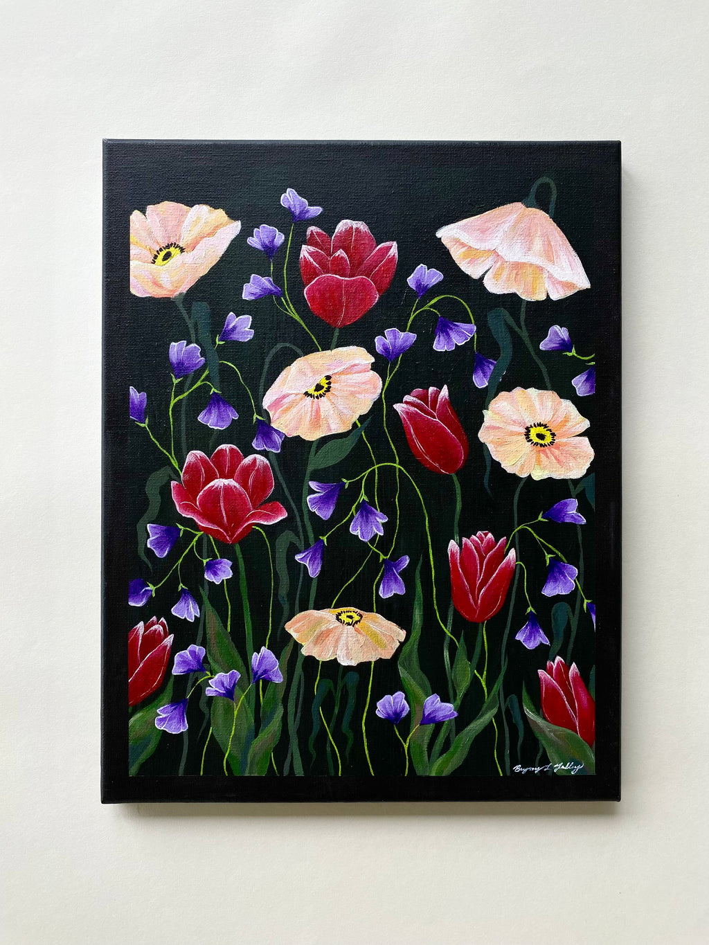 “Tangled Blooms” 11x14” Painting