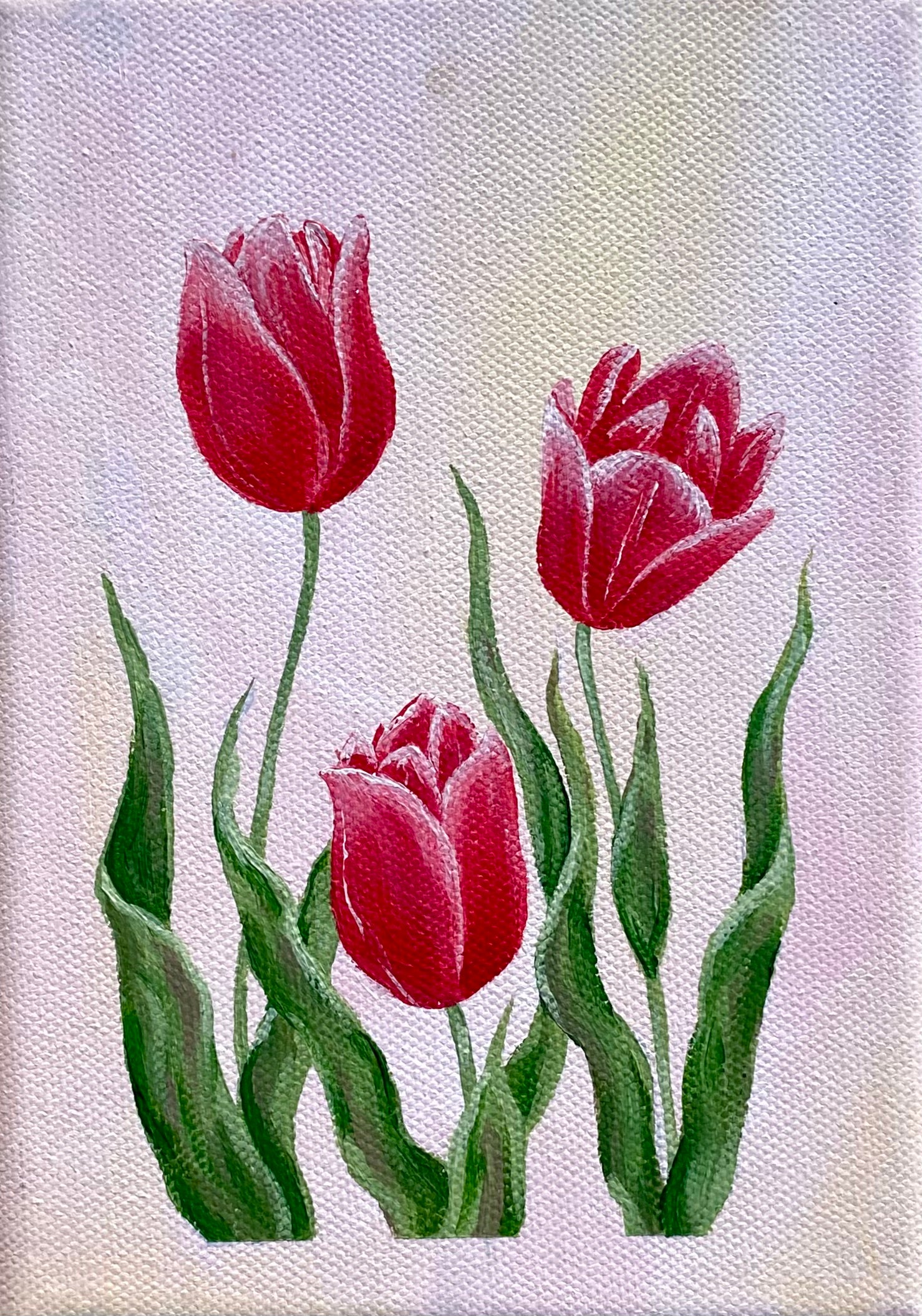 “Tulips” 5x7” Painting